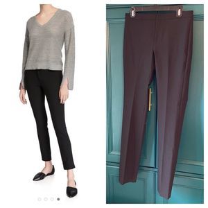 Vince Classic Black Pants Trousers Ankle Length sz 6